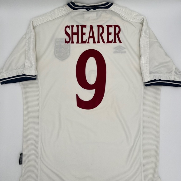 Shearer #9 England 1999/2000/2001 ORIGINAL Umbro Vintage Rare